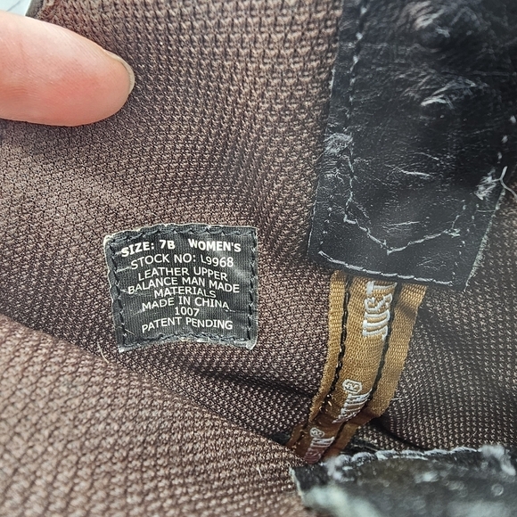 Justin Gypsy Women's Cowboy Western Leather Calf Boots size 7 - Picture 11 of 13